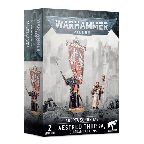 Cheap Miniature Adepta Sororitas Aestred Thurga, Reliquant at Arms from Games Workshop